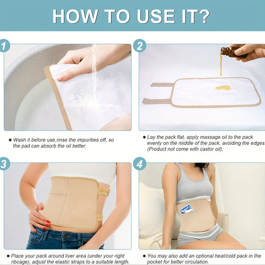 2/ 4 Pcs Oil Pack Wrap