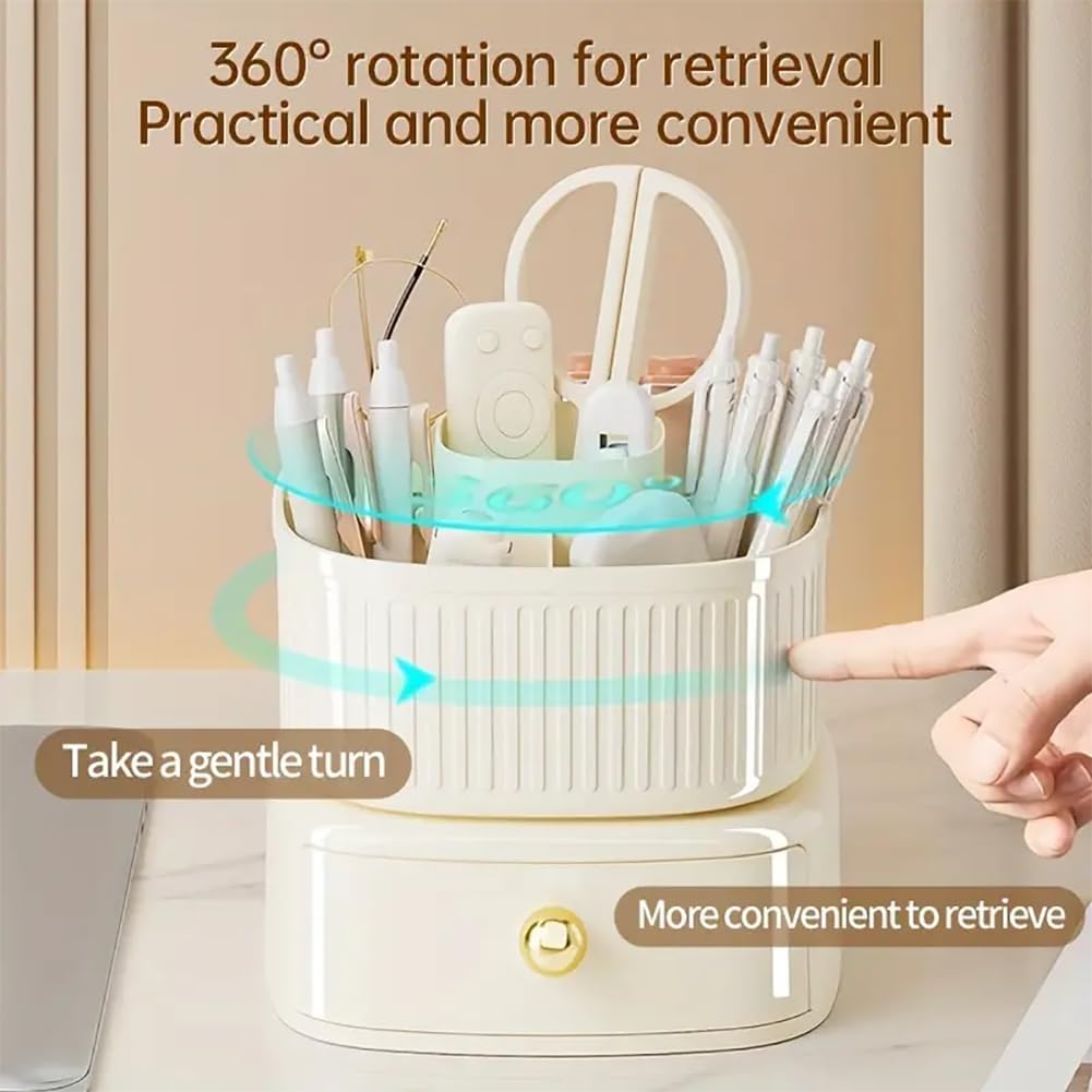 360° Rotating Makeup Organizer