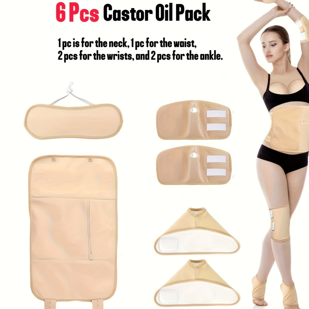 6 PCS Oil Pack Wrap Kit