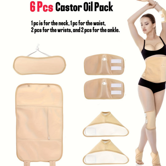 6 PCS Oil Pack Wrap Kit