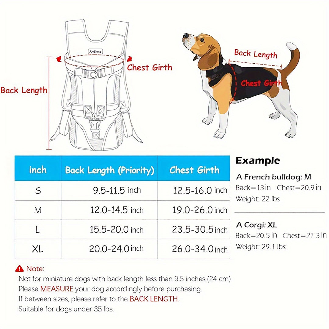 Pet Front Dog Carrier Backpacks