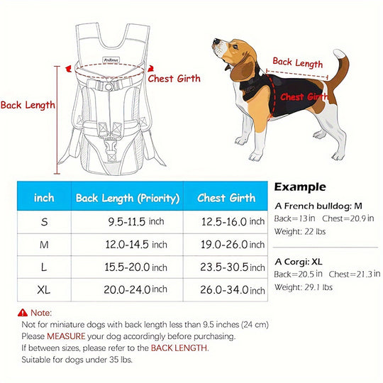 Pet Front Dog Carrier Backpacks