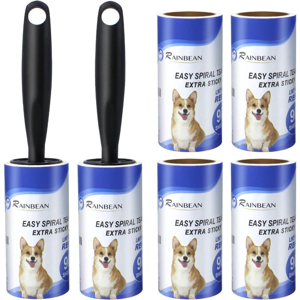 6 pcs Lint Rollers [540 Sheets/6 Rollers]