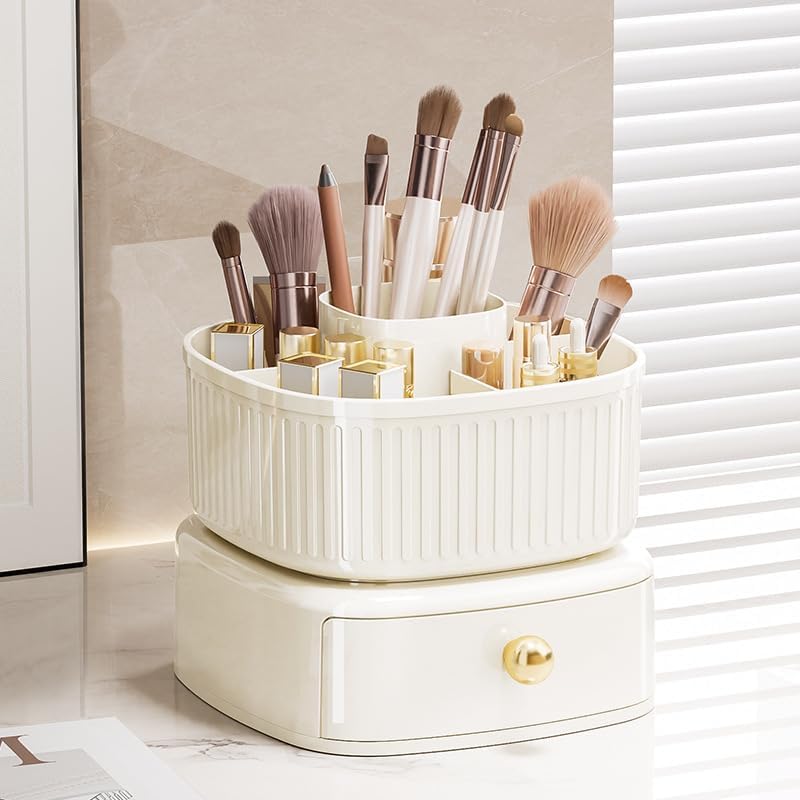 360° Rotating Makeup Organizer