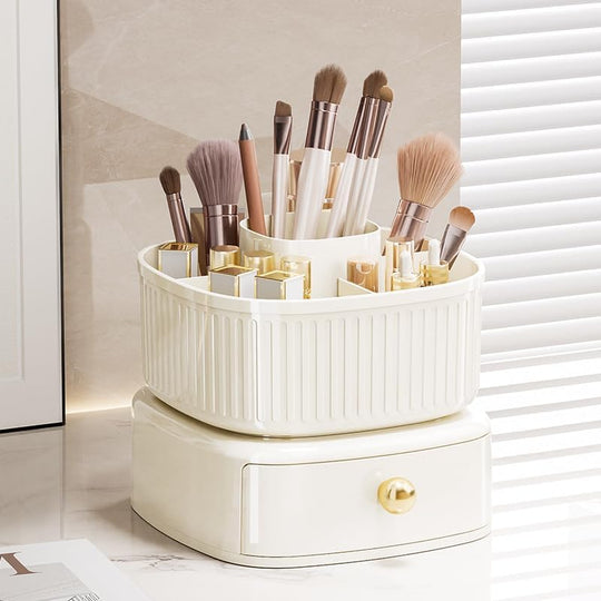 360° Rotating Makeup Organizer