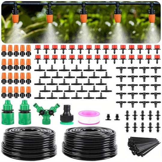 149 pcs Garden Drip Irrigation Kit, 98FT/30M