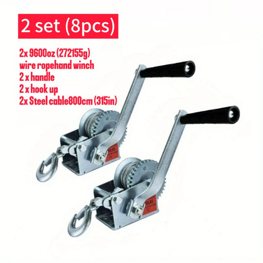 1 / 2 set Hand Winch, 600lbs