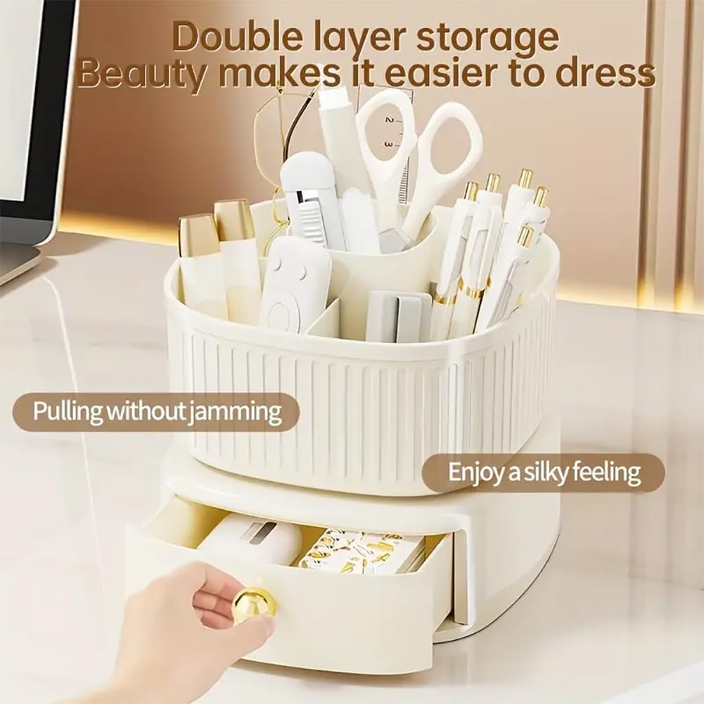 360° Rotating Makeup Organizer