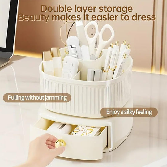 360° Rotating Makeup Organizer
