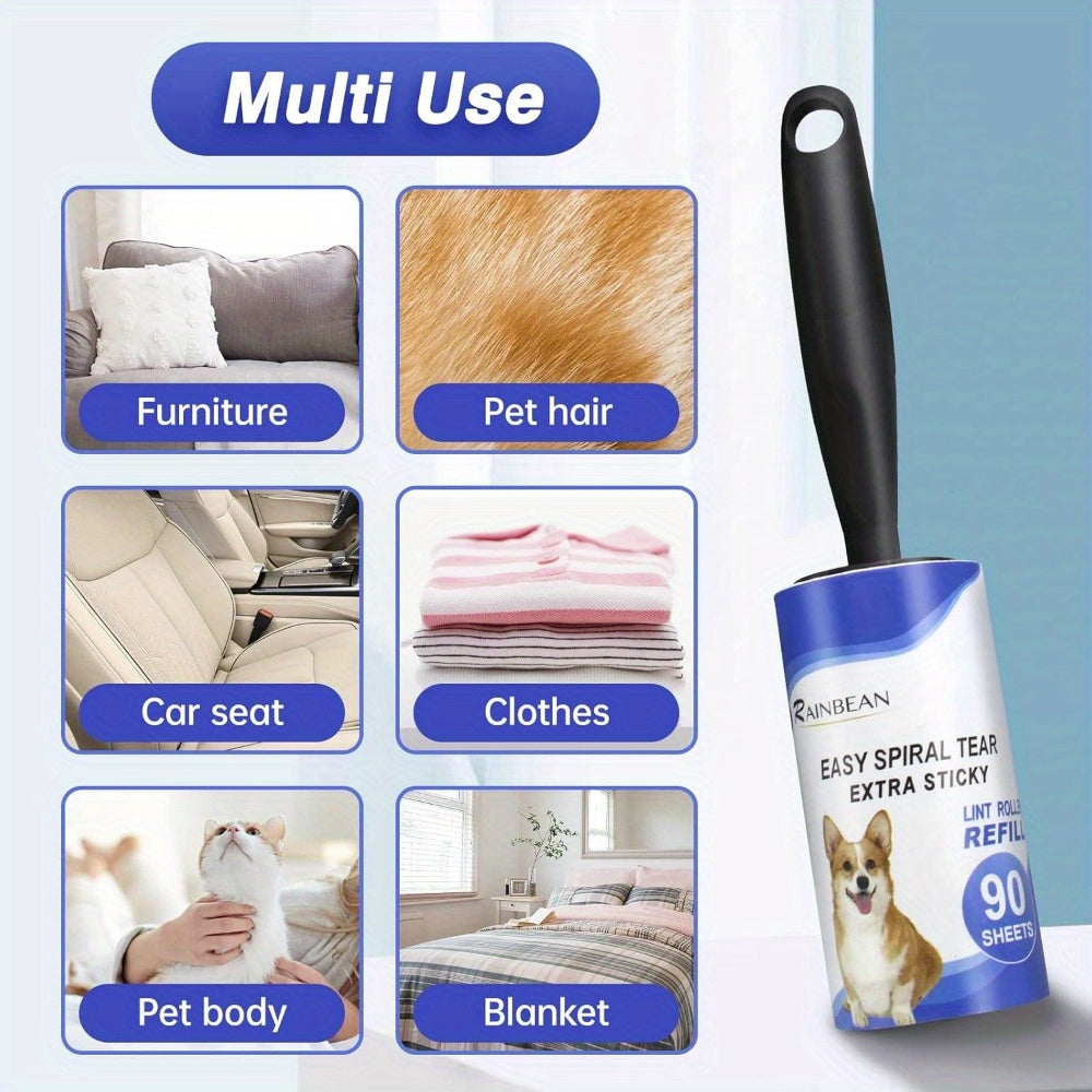6 pcs Lint Rollers [540 Sheets/6 Rollers]